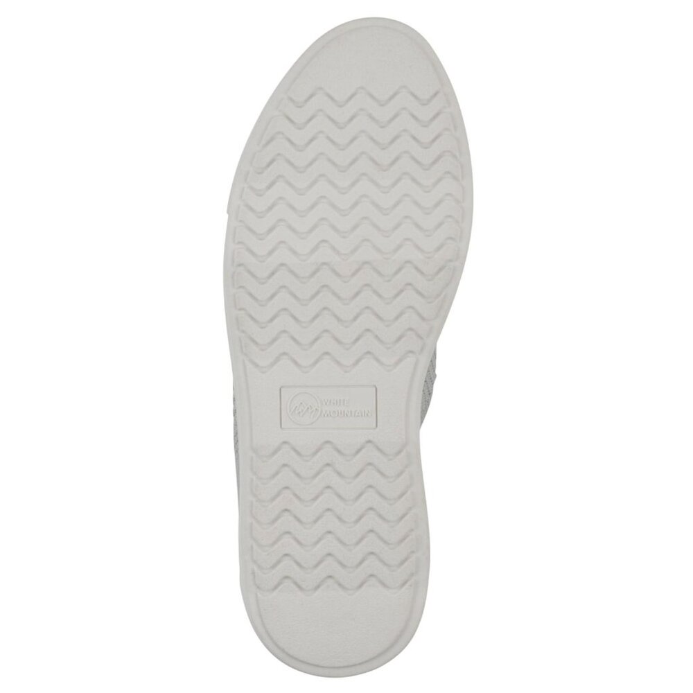 White Mountain Womens Uncut Knit Lace-Up Sneaker W36720 Light Gray 9M - Picture 14 of 14